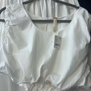 Free people skirt and crop blouse set.  Skirt has pockets. NWT